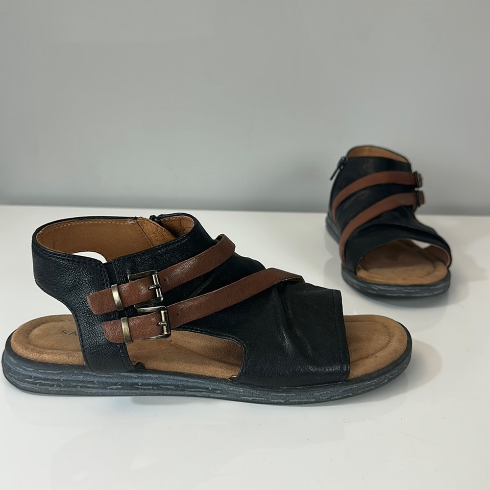 Salvia Edy Full Grain Sheepskin Sandal Size 39/9